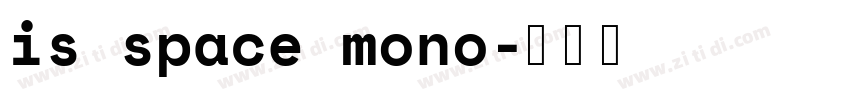is space mono字体转换 is space mono字体转换